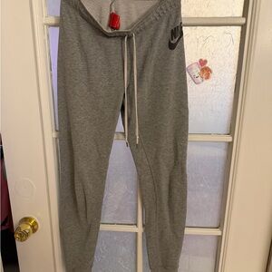 Nike women’s ' Grey Fleece Jogger Bottoms